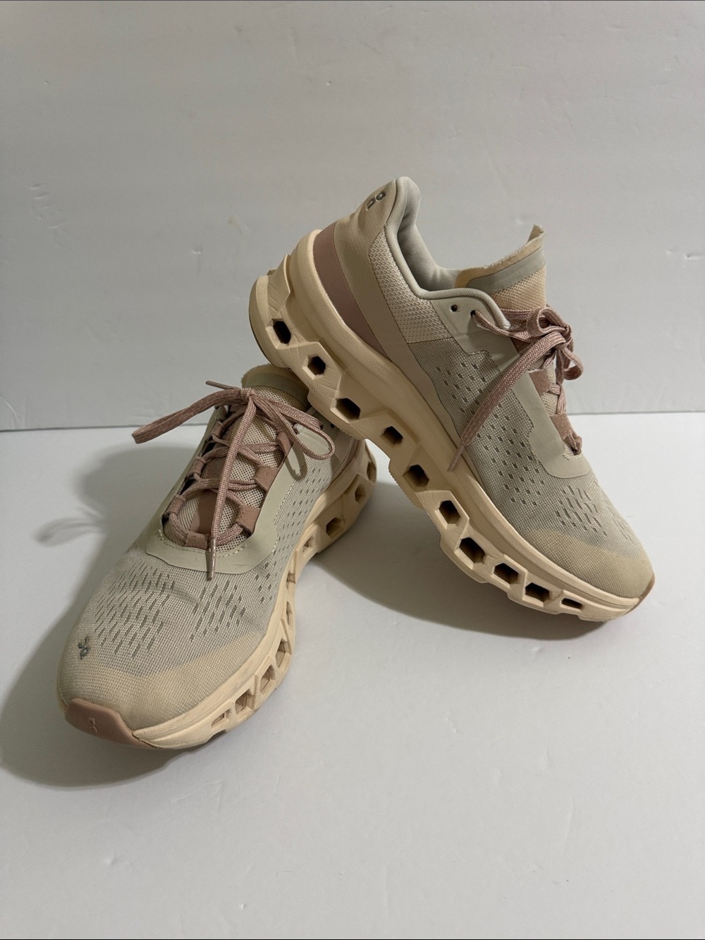 CloudMonster Women's Running Shoes in Sand and Blush